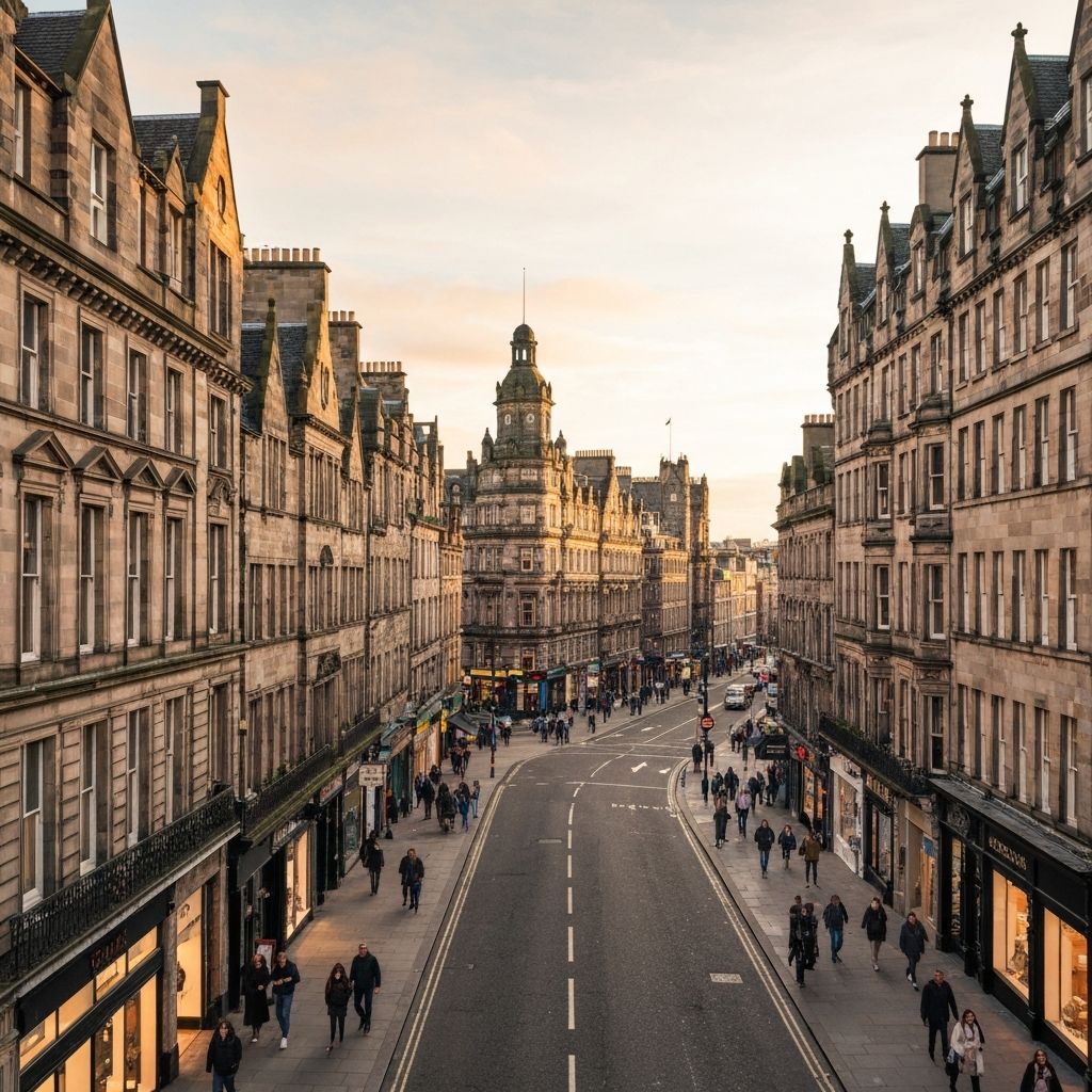 Edinburgh location map